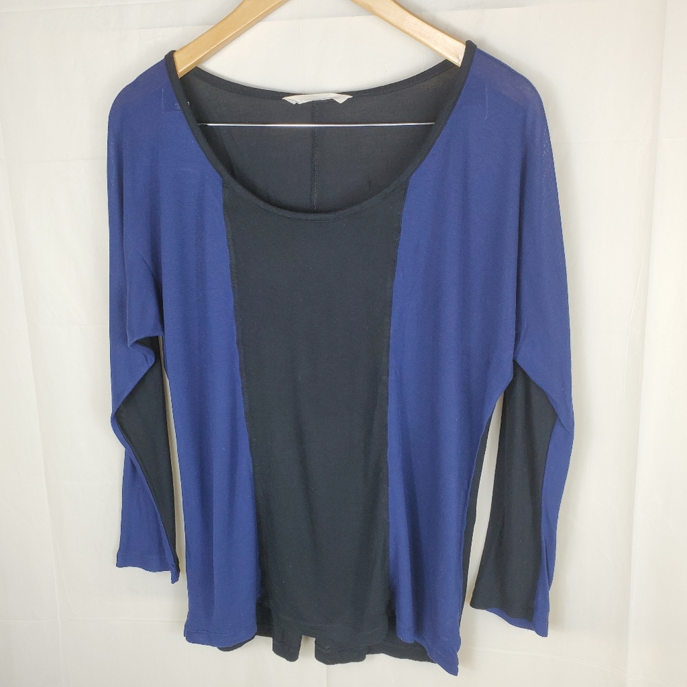 Old Navy Long Sleeve Drop Shoulder Blue Bl…